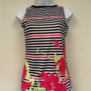 Bolle bright striped tank top size s